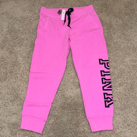 PINK Victoria's Secret Skinny Jogger Sweatpants in Pretty Pink 🩷 - Picture 5 of 11